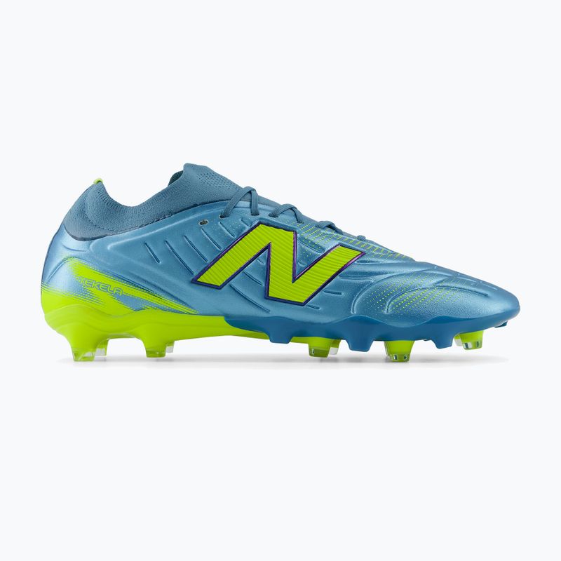 Scarpe da calcio New Balance Tekela Pro Low V5 FG metallic blue/alkaline green/Team Navy 2