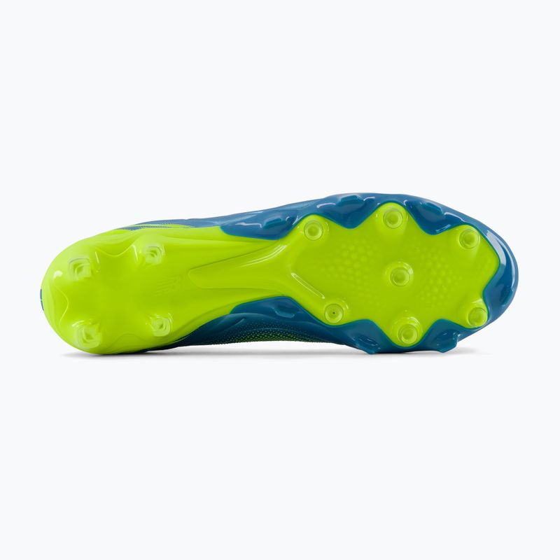 Scarpe da calcio New Balance Tekela Pro Low V5 FG metallic blue/alkaline green/Team Navy 3