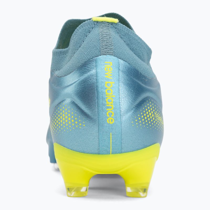 Scarpe da calcio New Balance Tekela Team Low V5 FG metallic blue/alkaline green/team navy 6