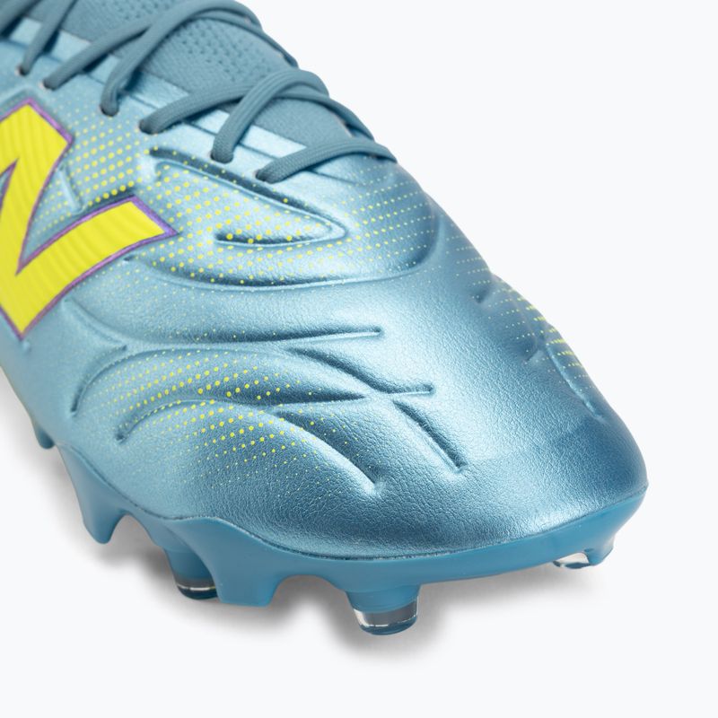 Scarpe da calcio New Balance Tekela Team Low V5 FG metallic blue/alkaline green/team navy 7