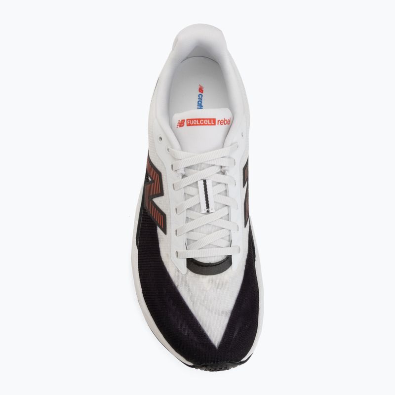Scarpe da corsa uomo New Balance FuelCell Rebel V5 white/neo flame 5