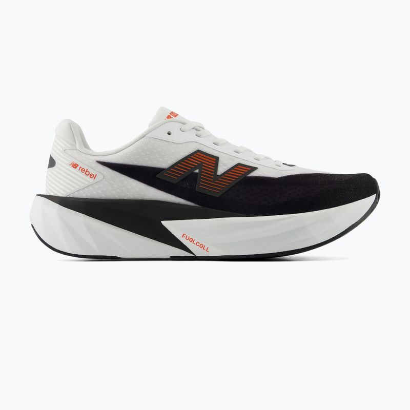 Scarpe da corsa uomo New Balance FuelCell Rebel V5 white/neo flame 2