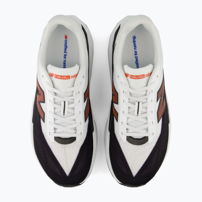 Scarpe da corsa uomo New Balance FuelCell Rebel V5 white/neo flame 5