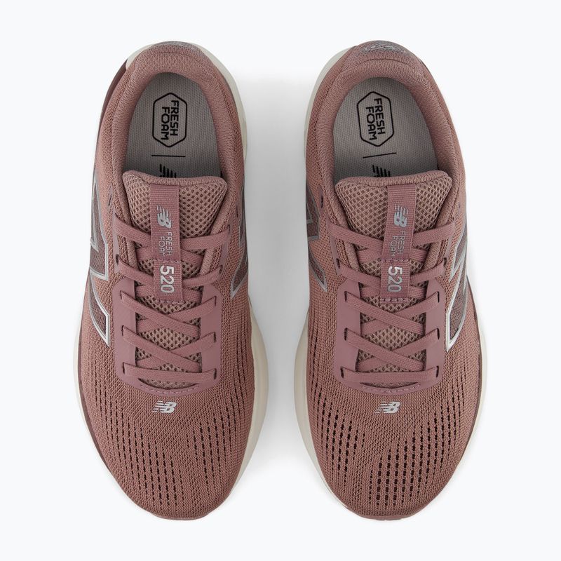 Scarpe da corsa donna New Balance Fresh Foam 520's V9 pebble/fast track/silver metallic 5