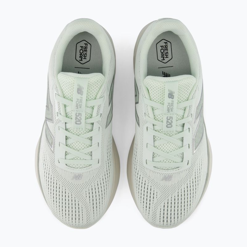 Scarpe da corsa donna New Balance Fresh Foam 520's V9 mint water/lone star grey/silver metallic 5
