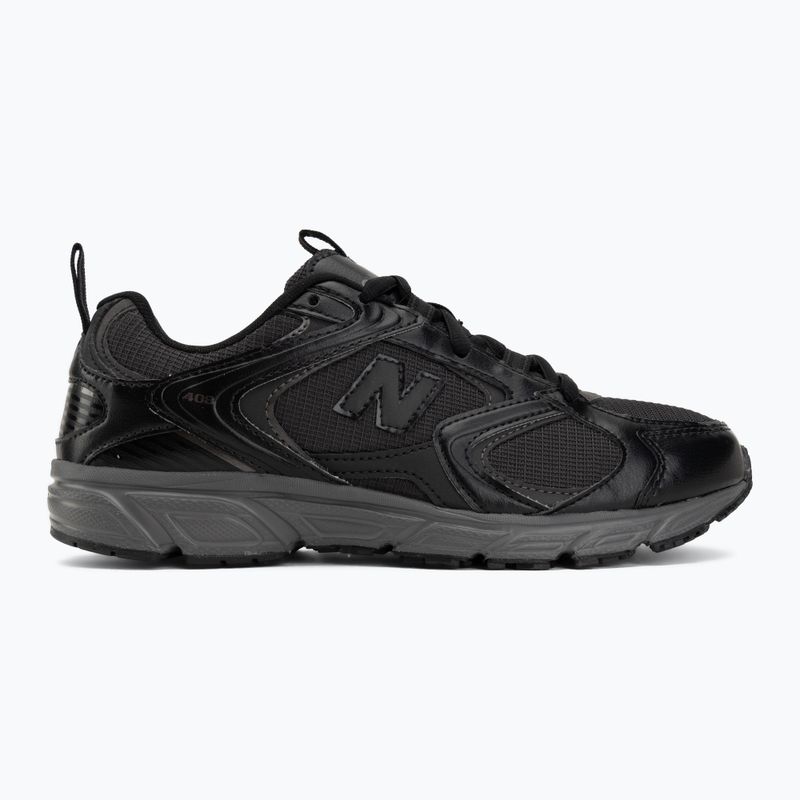 Scarpe New Balance 408's V1 black/black cement/black metallic 2