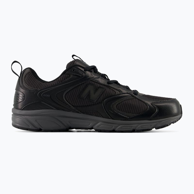 Scarpe New Balance 408's V1 black/black cement/black metallic 2