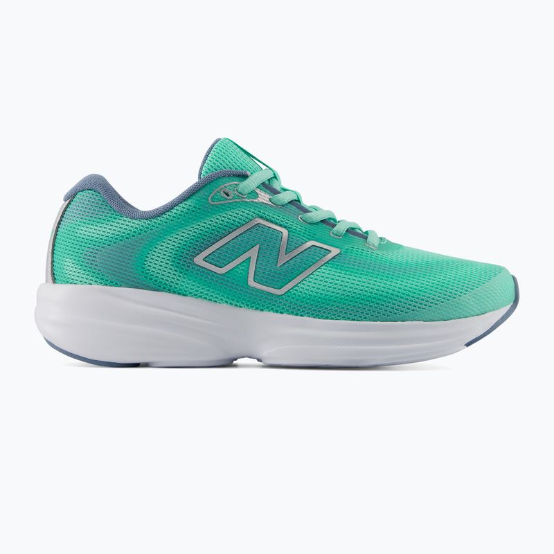 Scarpe da corsa donna New Balance 411's V4 bright mint/zinc blue/silver metallic 2