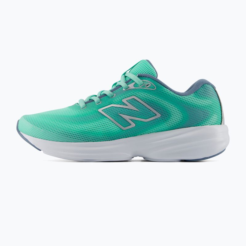 Scarpe da corsa donna New Balance 411's V4 bright mint/zinc blue/silver metallic 3