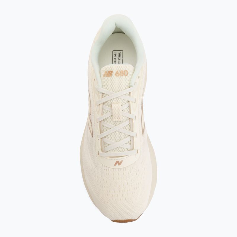 Scarpe da corsa donna New Balance Fresh Foam 680's V9 beige 5