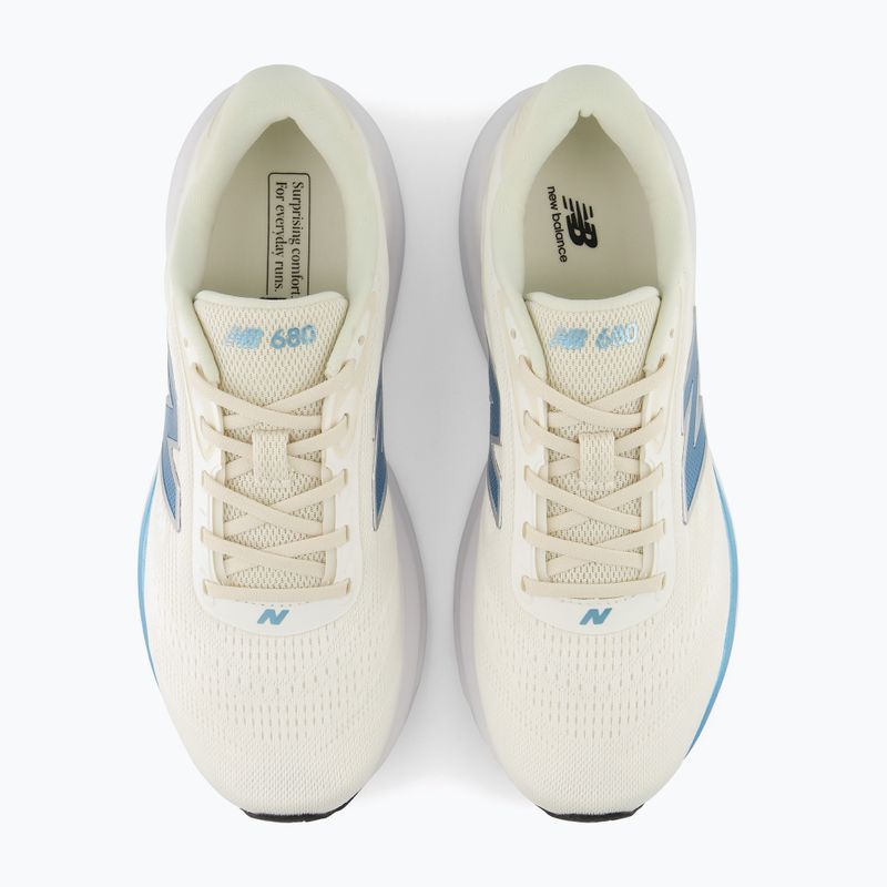 Scarpe da corsa donna New Balance Fresh Foam 680's V9 sea salt/altitude metallic/white 5