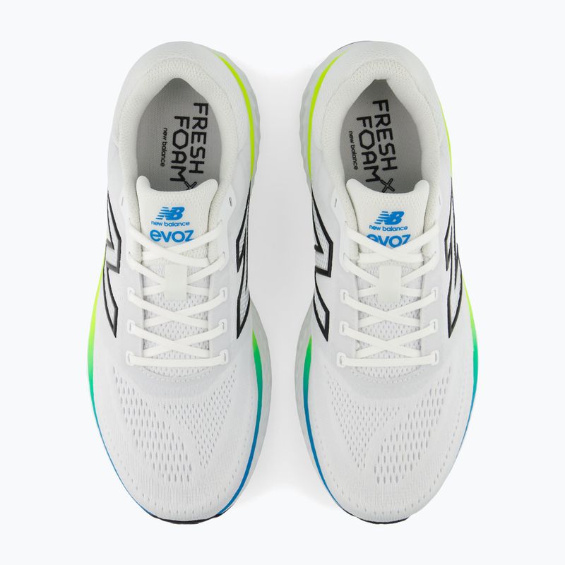 Scarpe da corsa uomo New Balance Fresh Foam Evoz V4 white/black/altitude 3