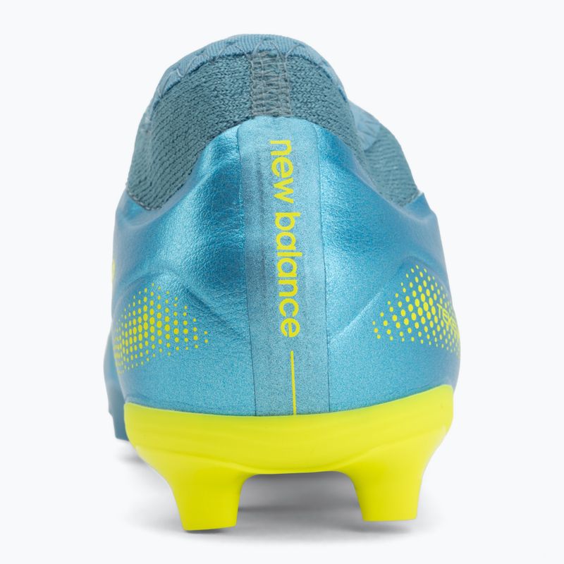 Scarpe da calcio bambino New Balance Tekela Team V5 FG metallic blue/alkaline green 6
