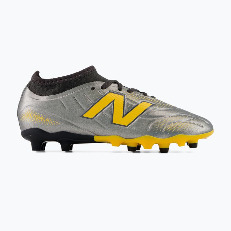 Scarpe da calcio bambino New Balance Tekela Team V5 FG harbor grey/black cement 2