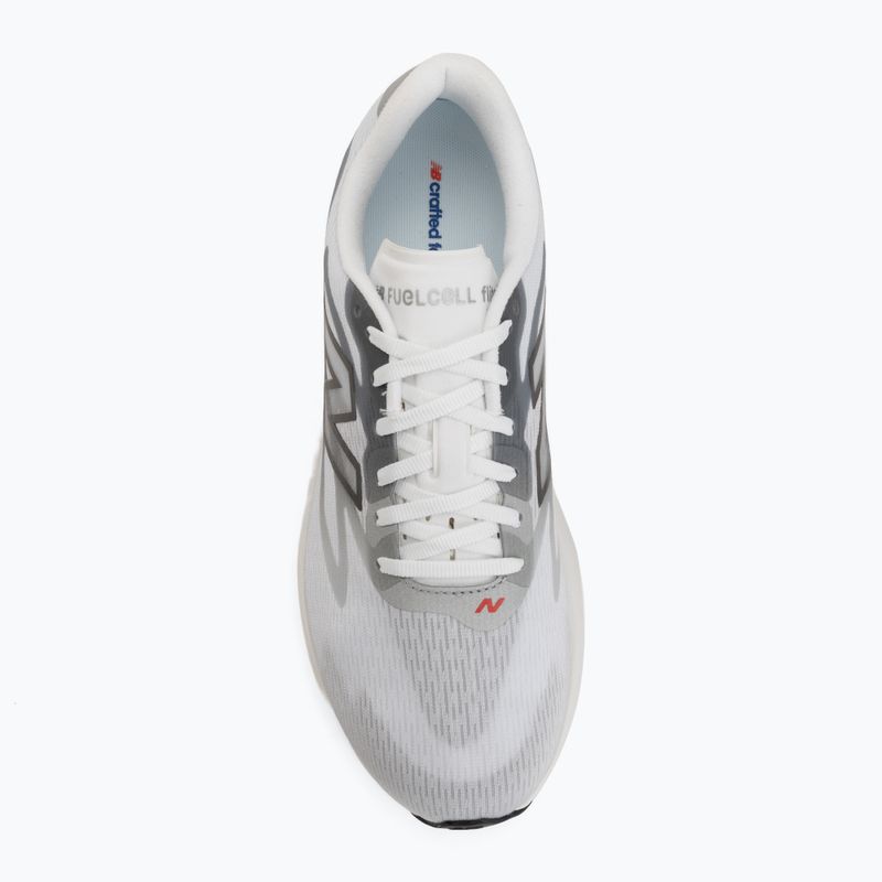 Scarpe da corsa uomo New Balance FuelCell Flite-R V1 white/slate grey/neo flame 5