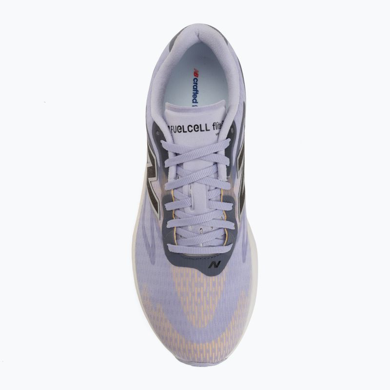 Scarpe da corsa uomo New Balance FuelCell Flite-R V1 smoked violet/satsuma orange/meteorite 5