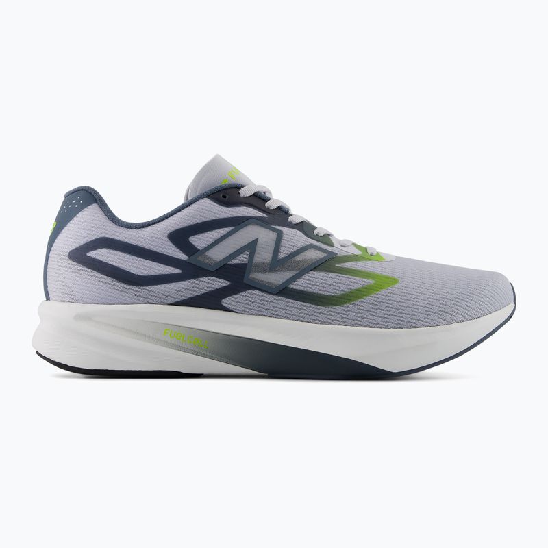 Scarpe da corsa uomo New Balance FuelCell Flite-R V1 fresh air/shadow blue/alkaline green 2