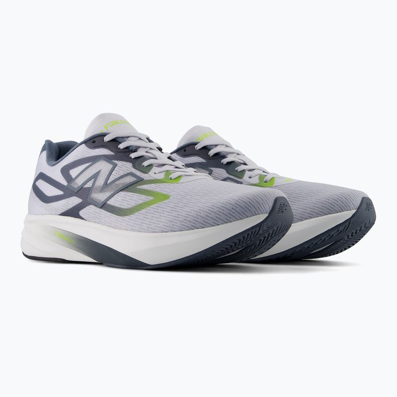 Scarpe da corsa uomo New Balance FuelCell Flite-R V1 fresh air/shadow blue/alkaline green 4