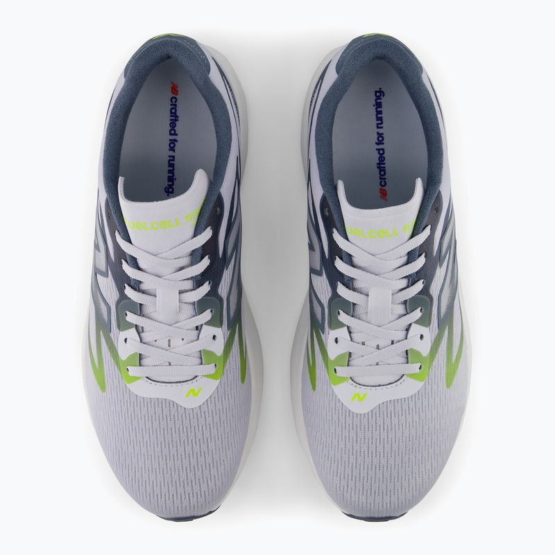 Scarpe da corsa uomo New Balance FuelCell Flite-R V1 fresh air/shadow blue/alkaline green 7