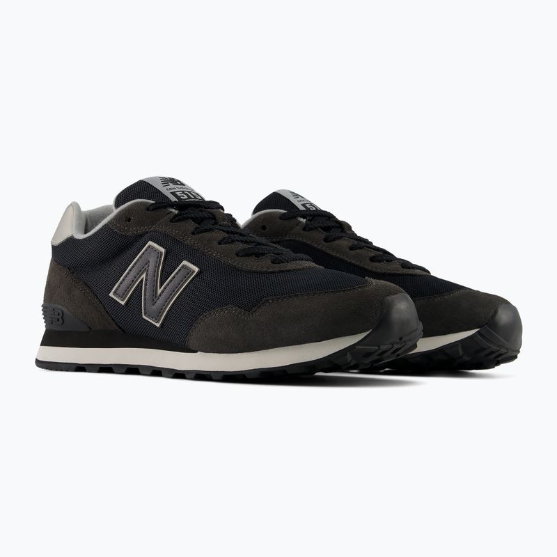 Scarpe da uomo New Balance Classic 515's V3 black/black cement/silver metallic 4