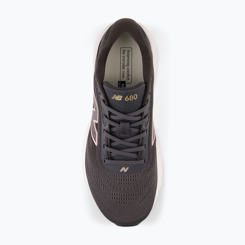 Scarpe da corsa donna New Balance Fresh Foam 680's V9 black cement/pink salt 5