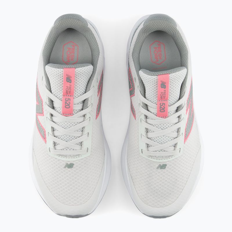 Scarpe da corsa per bambini New Balance 520's Lace V9 grey matter/signal pink 7