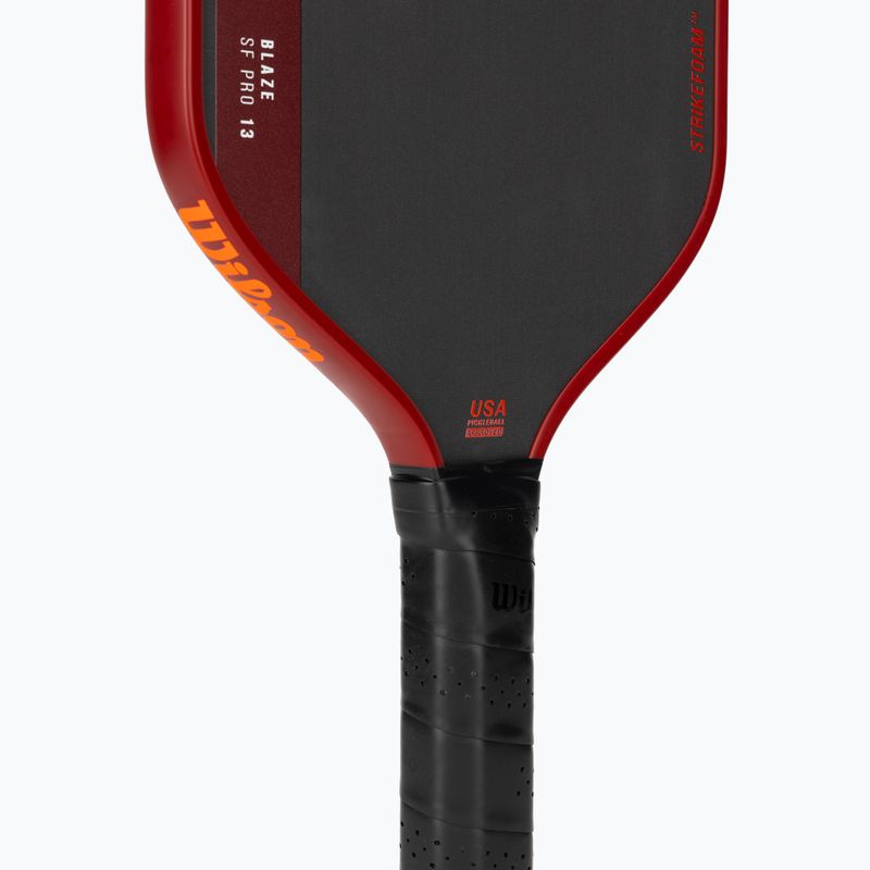 Racchetta da pickleball Wilson Blaze SF Pro 13 black/red 4