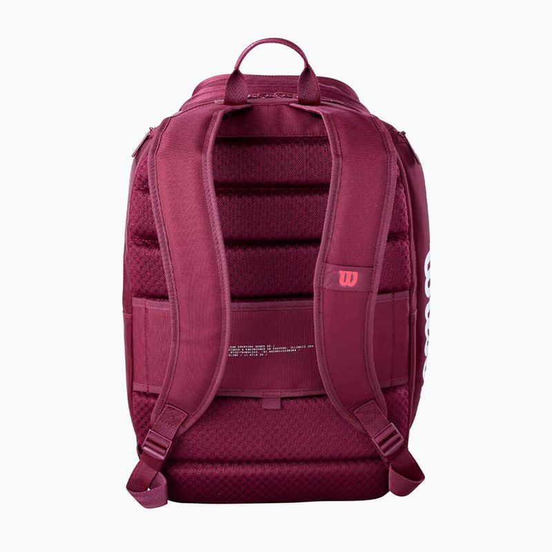 Zaino da tennis Wilson Defyer Tennis Backpack V1 red 2