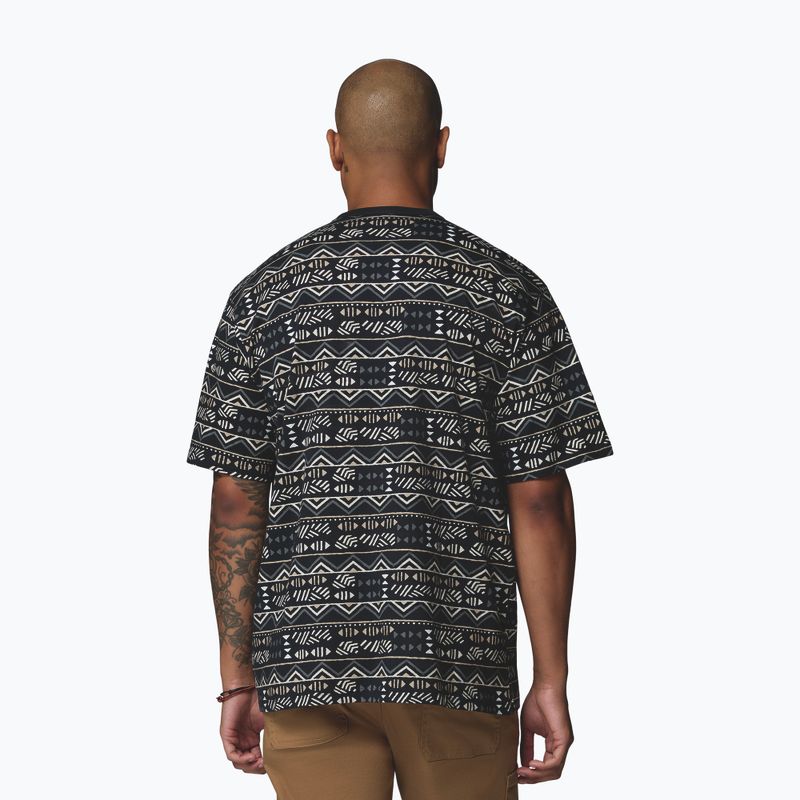Maglietta da uomo Columbia CSC Heavyweight Printed Tee black/horizons 3
