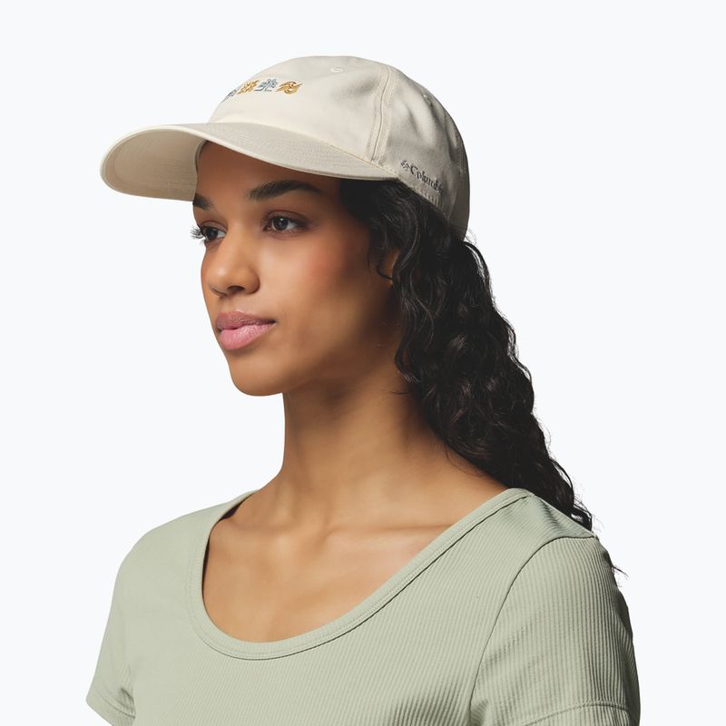 Cappellino con visiera Columbia Wllzy Ball chalk/ 4 icons 3