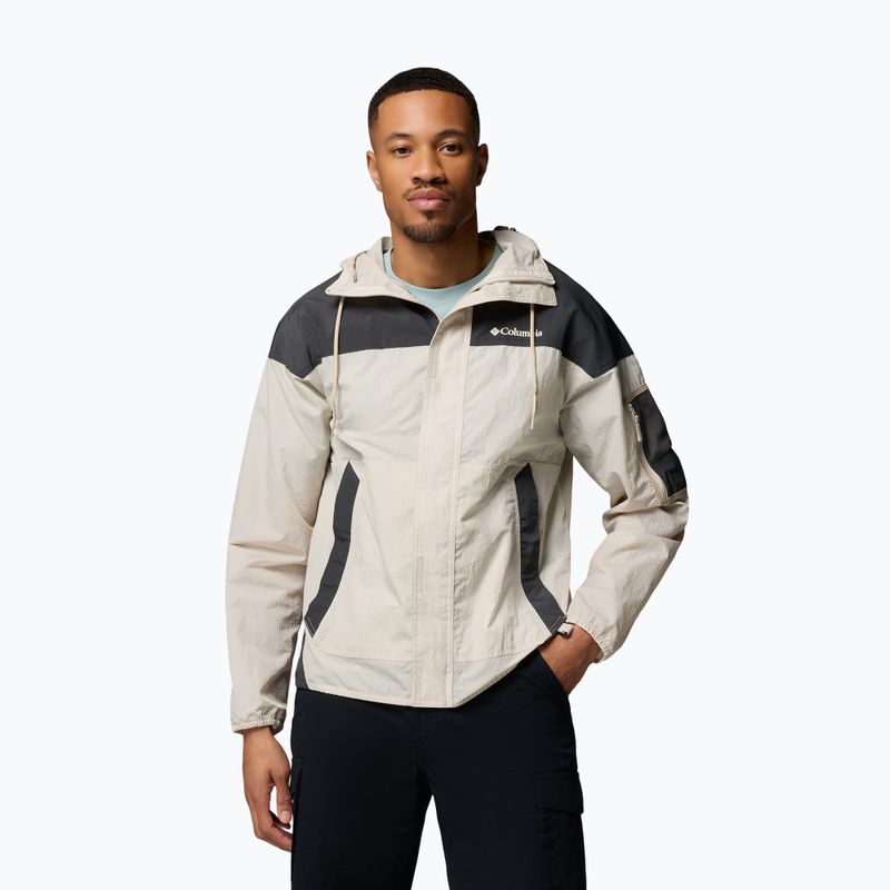 Giacca softshell da uomo Columbia Challenger II Windbreaker dark stone/shark