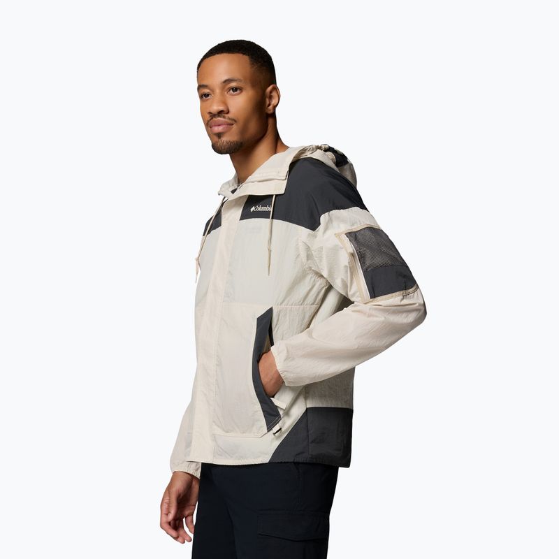 Giacca antivento da uomo Columbia Challenger II Windbreaker dark stone/shark 4