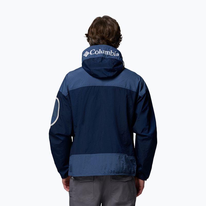 Giacca antivento da uomo Columbia Challenger II Windbreaker collegiate navy/dark mountain 3