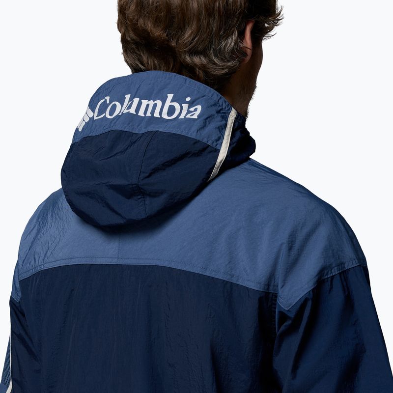 Giacca softshell da uomo Columbia Challenger II Windbreaker collegiate navy/dark mountain 7