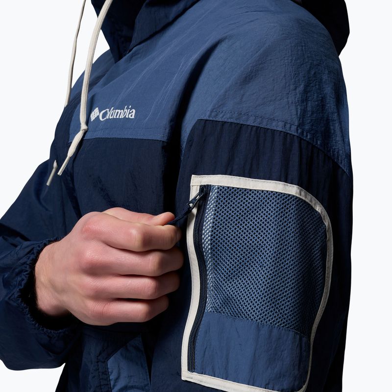 Giacca softshell da uomo Columbia Challenger II Windbreaker collegiate navy/dark mountain 8