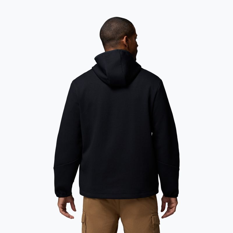 Felpa da trekking da uomo Columbia Tech Spacer Knit Hoodie black/black 3