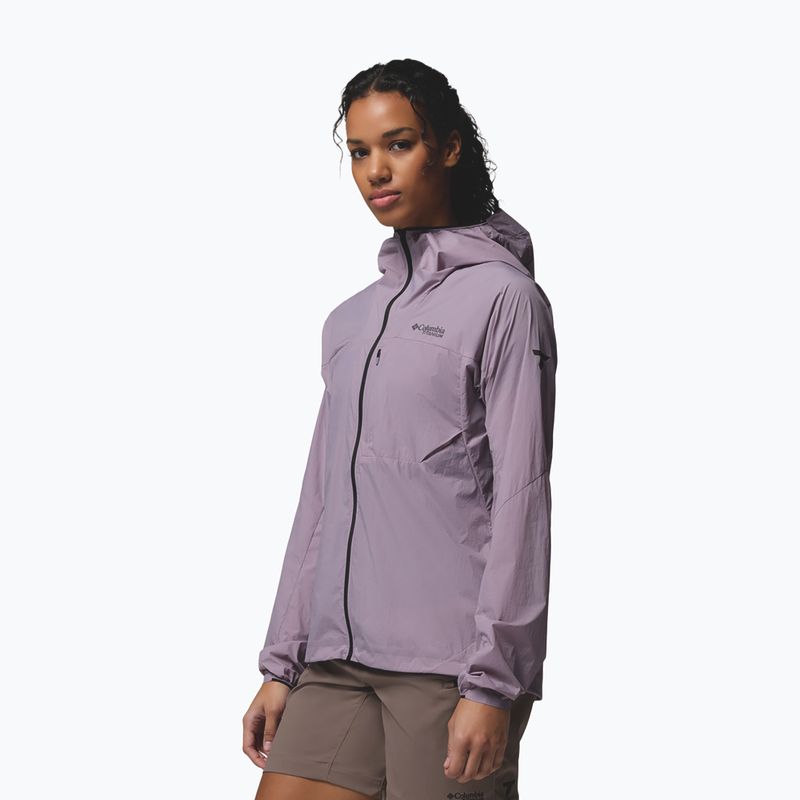 Giacca antivento da donna Columbia Khyex Pro Wind shale purple 4