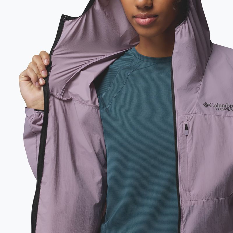 Giacca antivento da donna Columbia Khyex Pro Wind shale purple 9