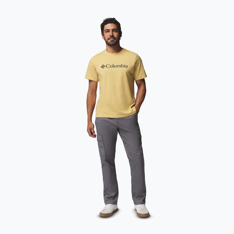 Maglietta da uomo Columbia CSC Basic Logo Tee sand dune/gem columbia 2