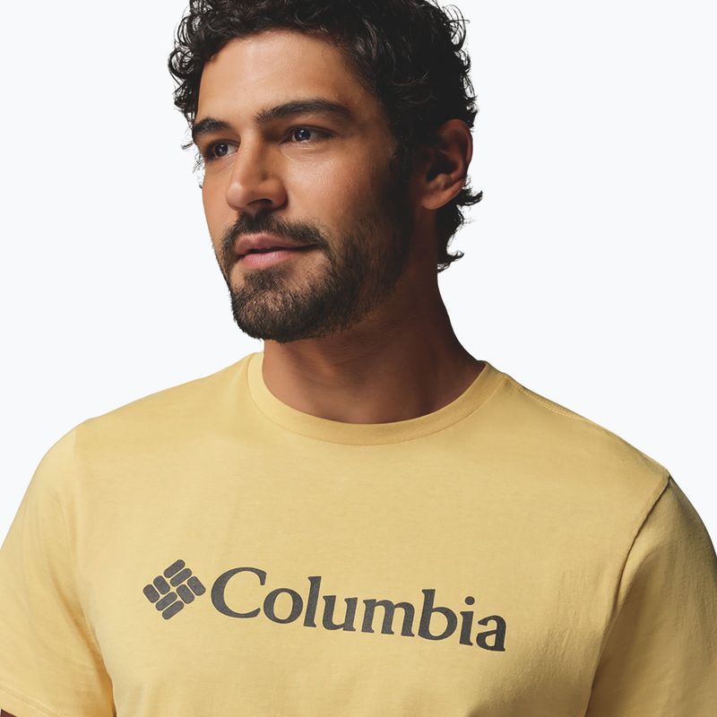Maglietta da uomo Columbia CSC Basic Logo Tee sand dune/gem columbia 4