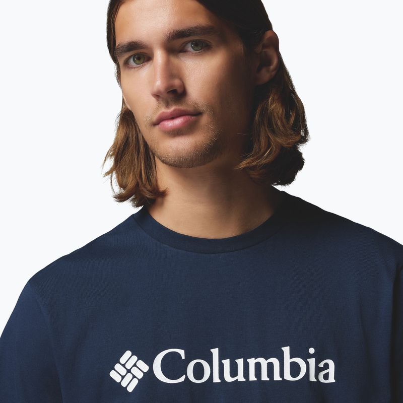 Maglietta da uomo Columbia CSC Basic Logo Tee collegiate navy/gem columbia 5