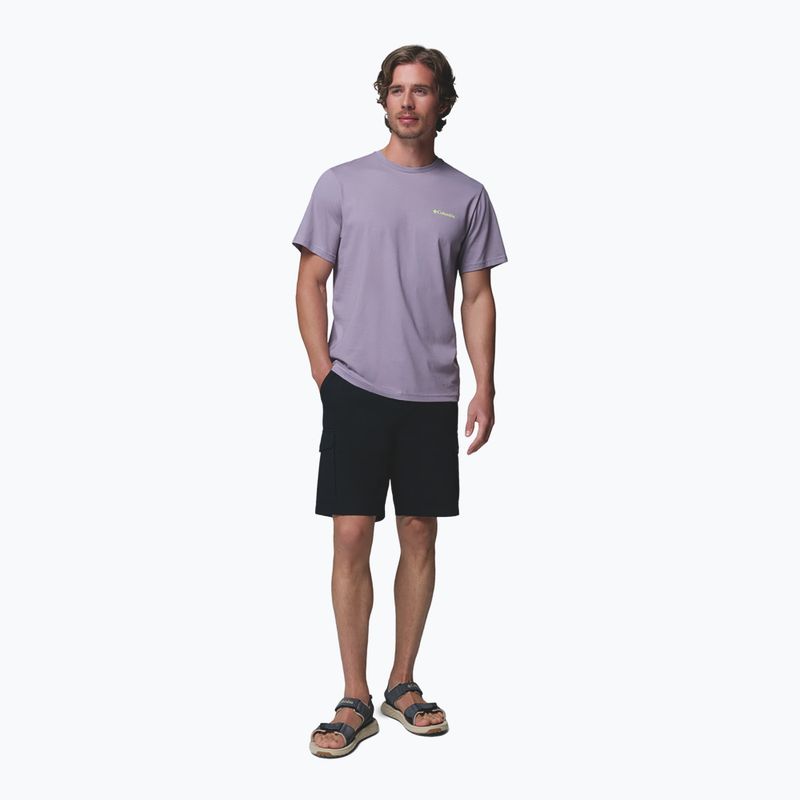Maglietta da uomo Columbia CSC Basic Logo Back Tee shale purple/linework c badge 3