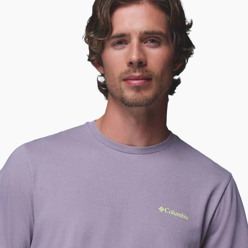 Maglietta da uomo Columbia CSC Basic Logo Back Tee shale purple/linework c badge 4