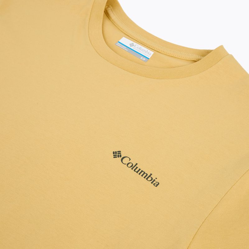 Maglietta da uomo Columbia CSC Outdoor Back Graphic sand dune/scoped view 3