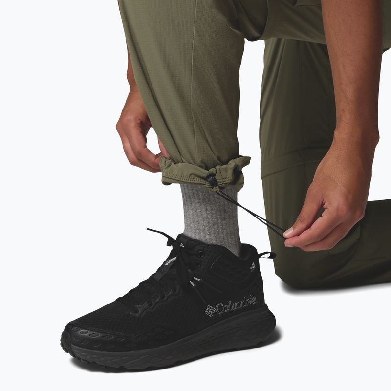Pantaloni da trekking da uomo Columbia Silver Ridge Elite Convertible stone green 9