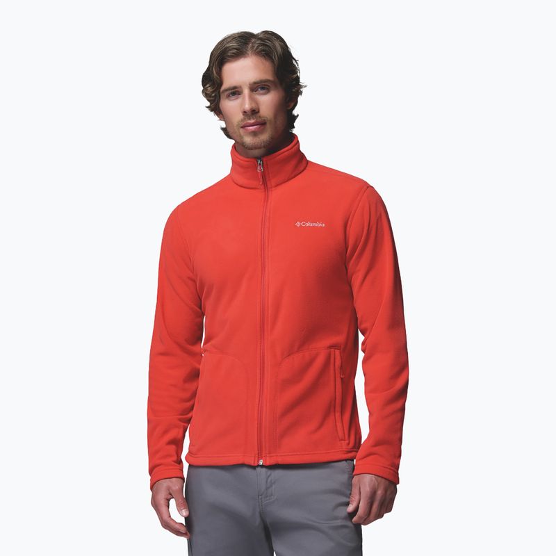 Felpa in pile da uomo Columbia Fast Trek Light Full Zip Fleece super sonic 5