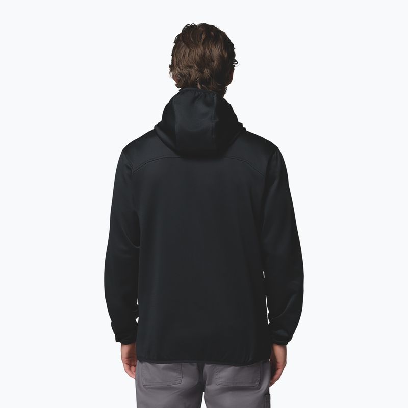 Felpa da trekking da uomo Columbia Tall Heights Hdd Grid Fleece Full Zip black 3