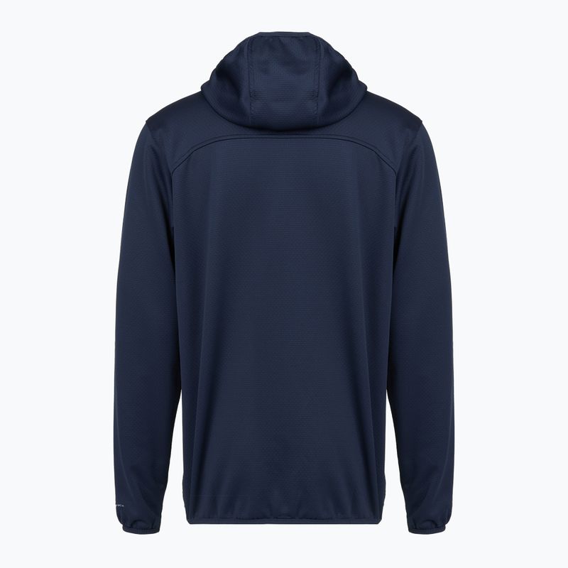 Felpa da trekking da uomo Columbia Tall Heights Hdd Grid Fleece Full Zip collegiate navy/city grey 2