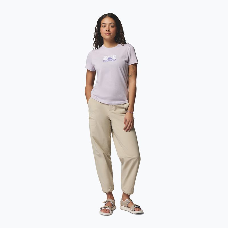 Maglietta da donna Columbia Ruby Springs Graphic Fitted lavender pearl/brandrise 2