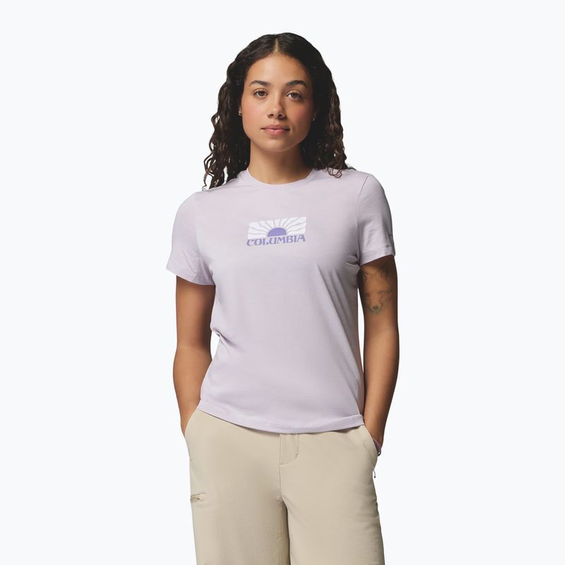 Maglietta da donna Columbia Ruby Springs Graphic Fitted lavender pearl/brandrise 4